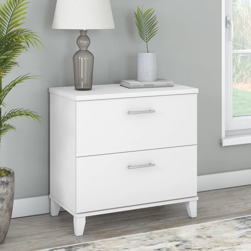 2 Drawer Lateral File Cabinet with Storage