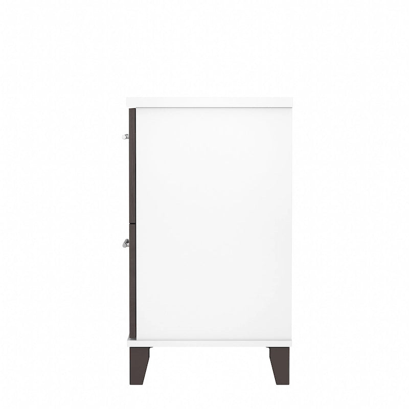 2 Drawer Lateral File Cabinet with Storage