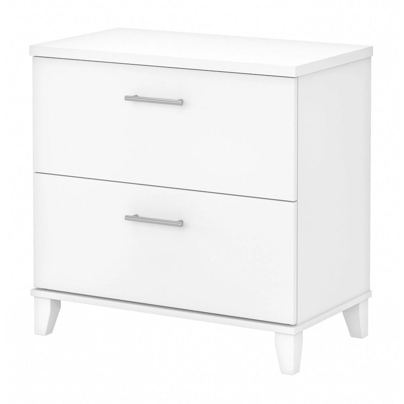 2 Drawer Lateral File Cabinet with Storage