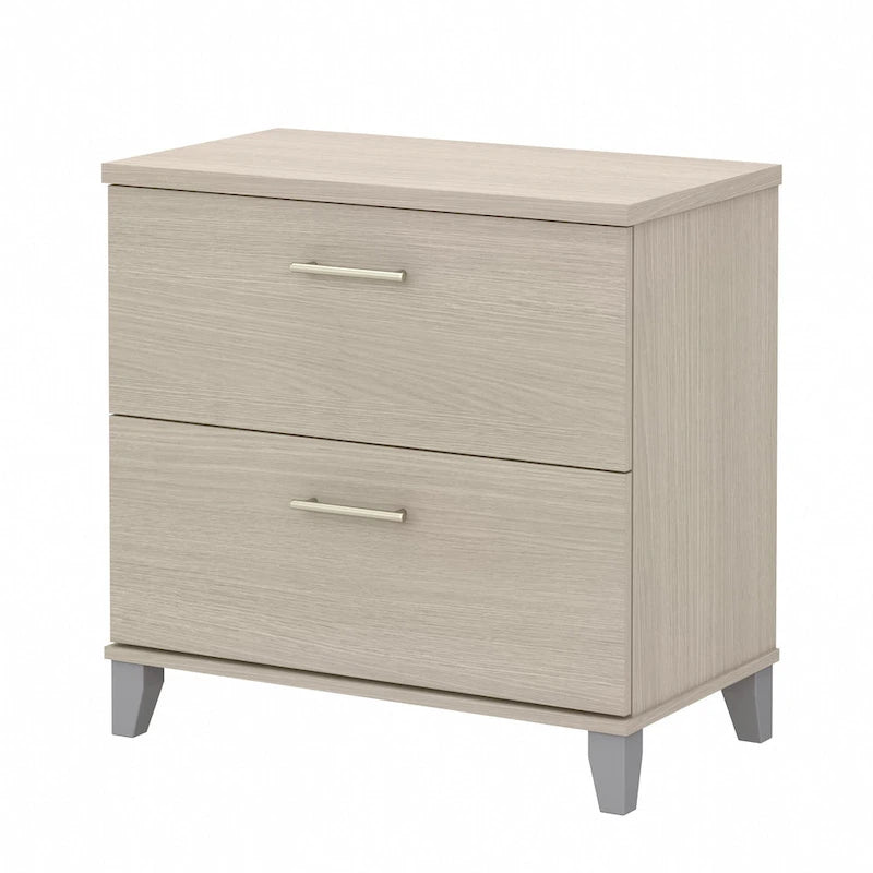 2 Drawer Lateral File Cabinet with Storage