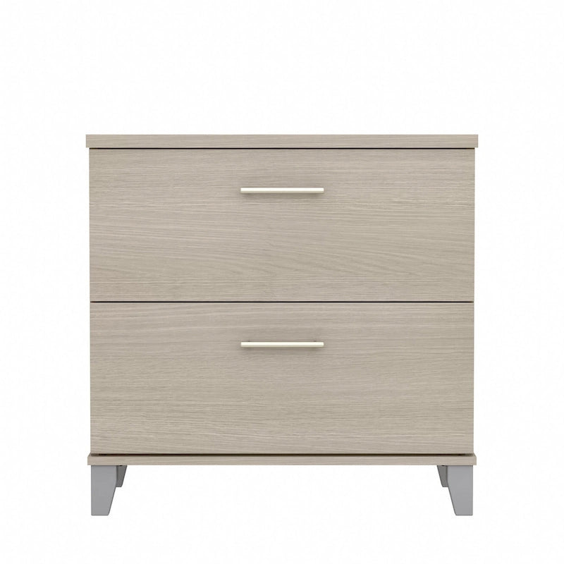 2 Drawer Lateral File Cabinet with Storage