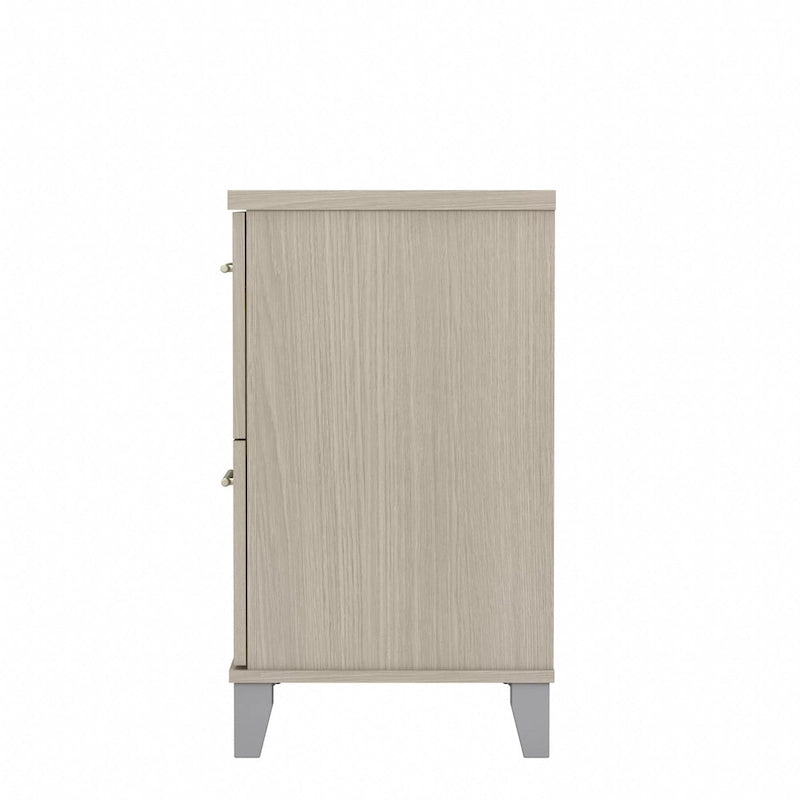 2 Drawer Lateral File Cabinet with Storage