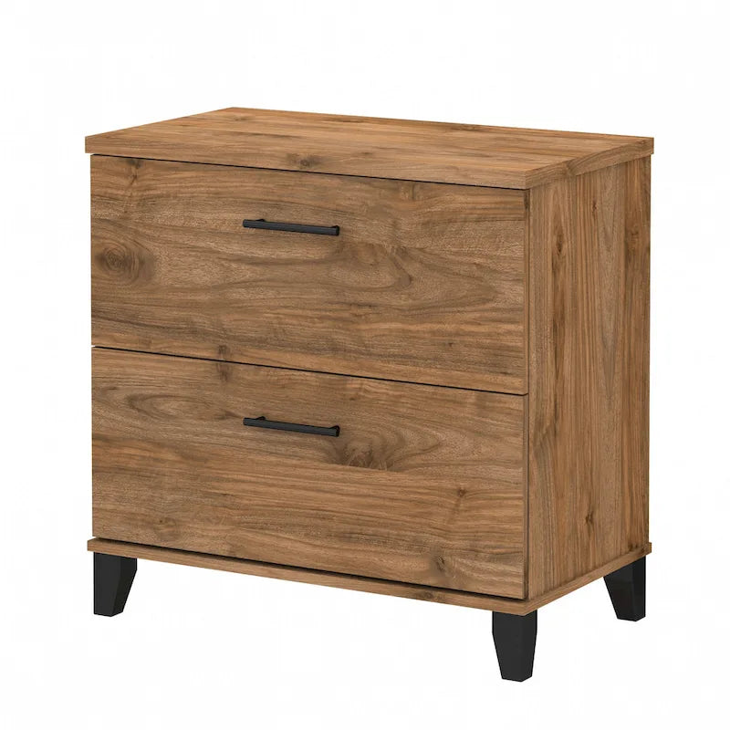 2 Drawer Lateral File Cabinet with Storage