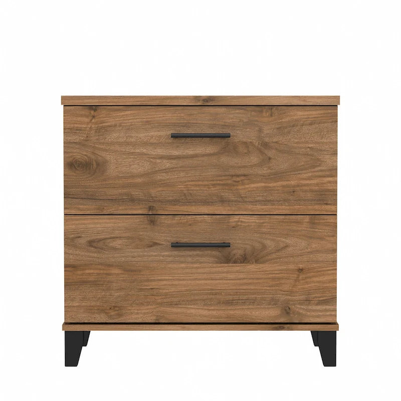2 Drawer Lateral File Cabinet with Storage