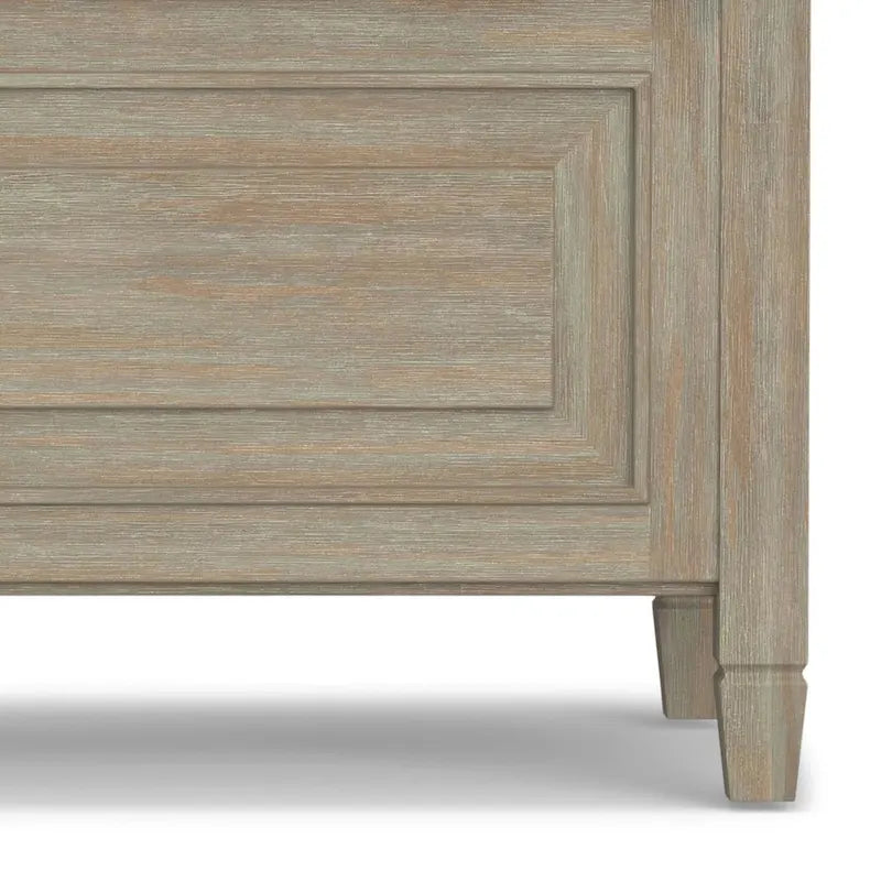 Banc de rangement traditionnel en BOIS MASSIF de 42 po de large pour entrée - 42 L x 18 P x 29,5 H
