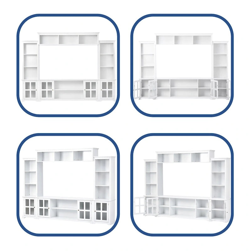 Mur d'activités et meuble TV de style minimaliste moderne