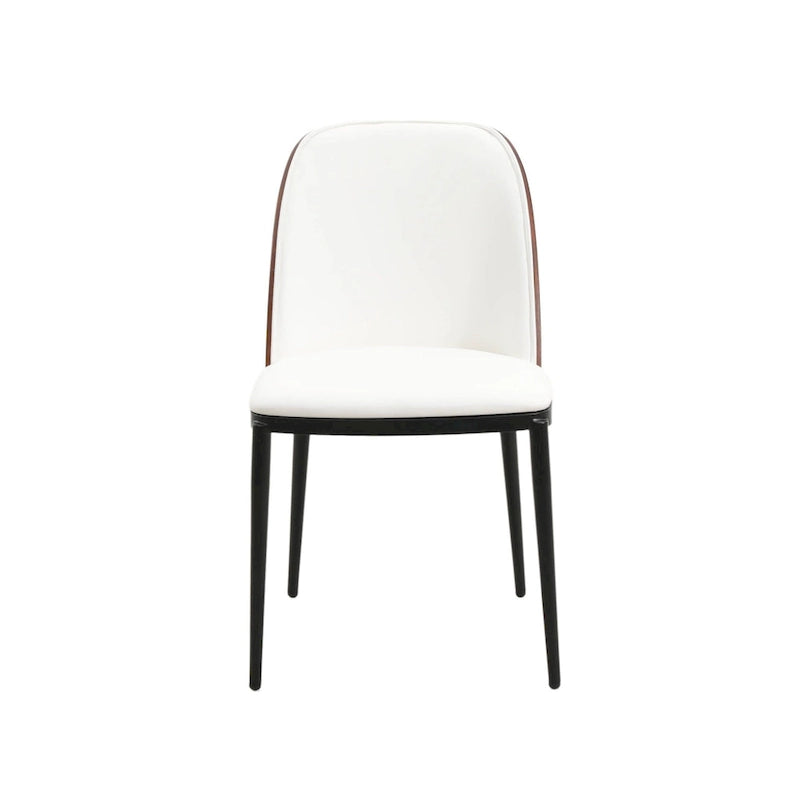 Chaise de salle à manger avec assise et dossier rembourrés