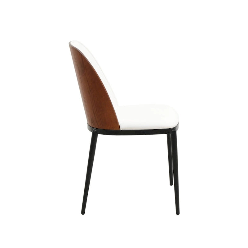 Chaise de salle à manger avec assise et dossier rembourrés
