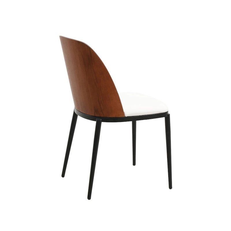 Chaise de salle à manger avec assise et dossier rembourrés