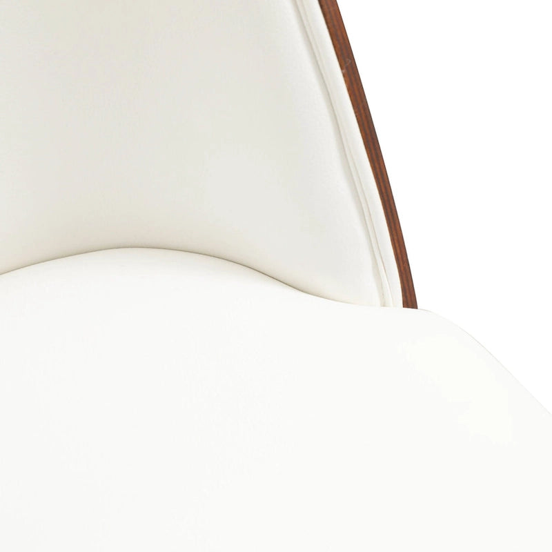 Chaise de salle à manger avec assise et dossier rembourrés