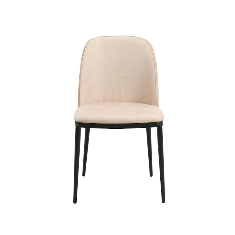 Chaise de salle à manger avec assise et dossier rembourrés