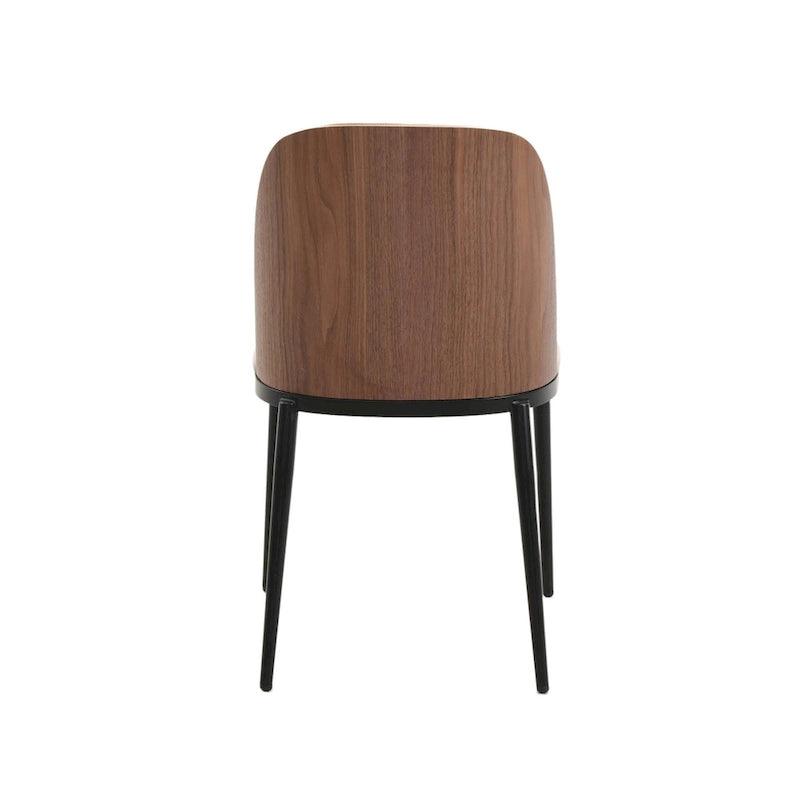Chaise de salle à manger avec assise et dossier rembourrés
