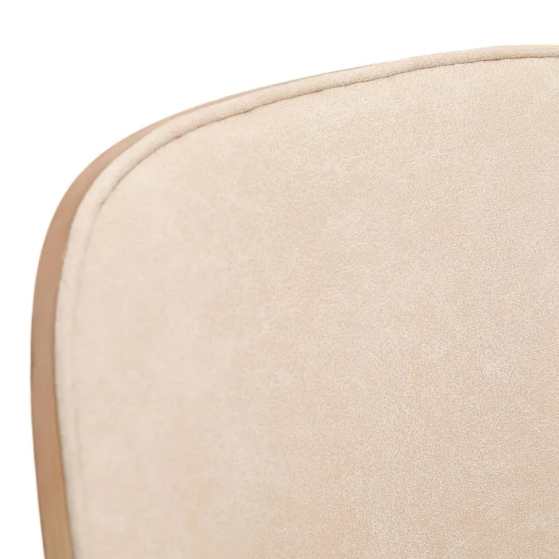Chaise de salle à manger avec assise et dossier rembourrés