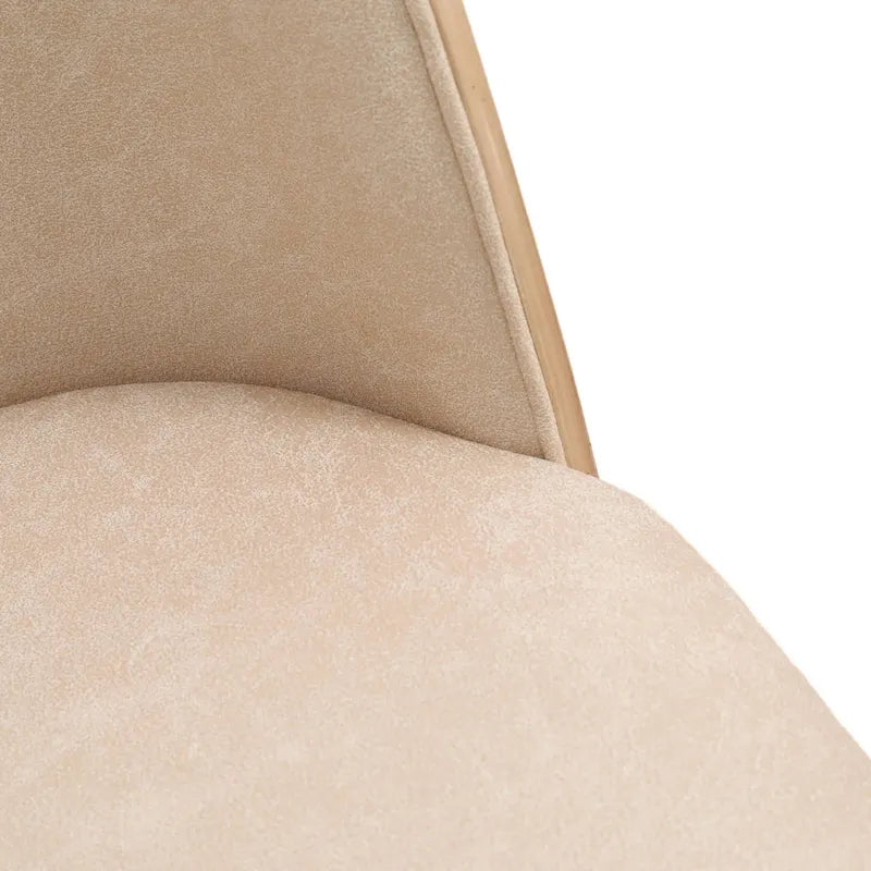 Chaise de salle à manger avec assise et dossier rembourrés
