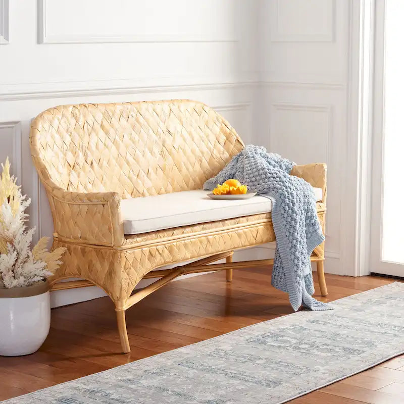 Woven Sofa Bench - 52 W x 24 D x 33 H - 52Wx24Dx33H