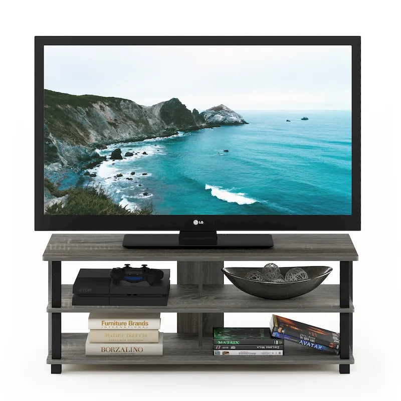 Wood 3-tier Modern TV Stand