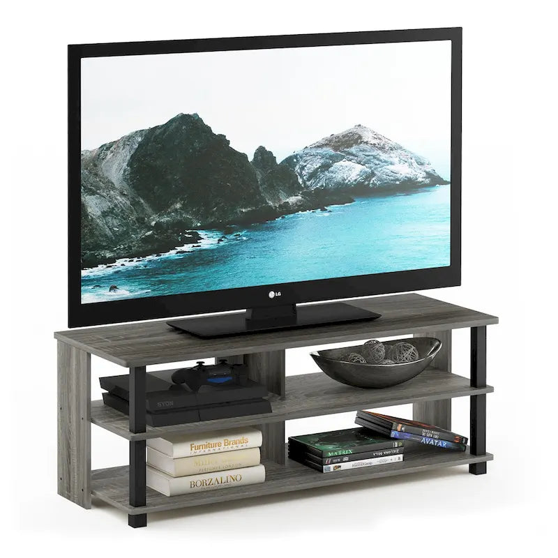 Wood 3-tier Modern TV Stand