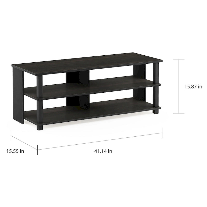 Wood 3-tier Modern TV Stand