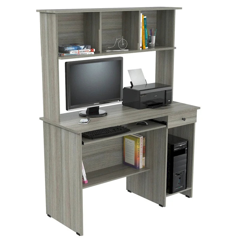 Computer Desk and Hutch