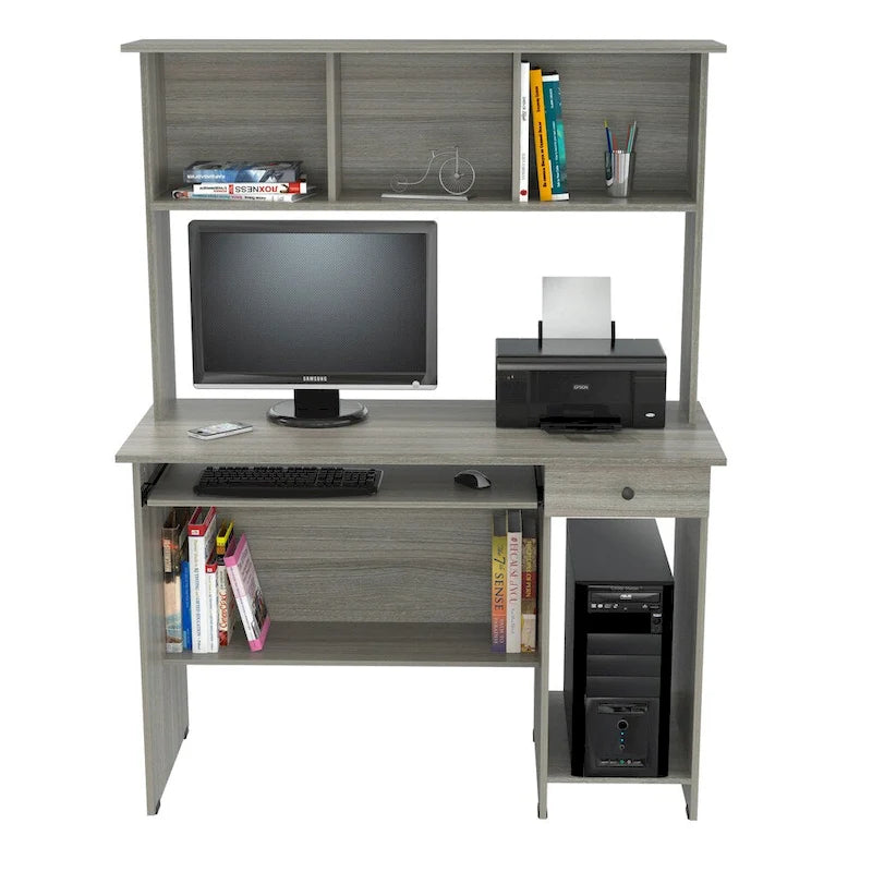 Computer Desk and Hutch