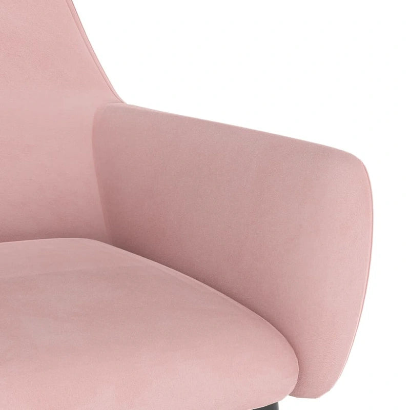 Dining Chairs Upholstered Chair with Metal Legs for Living Room Velvet - 22 x 22 x 30.7