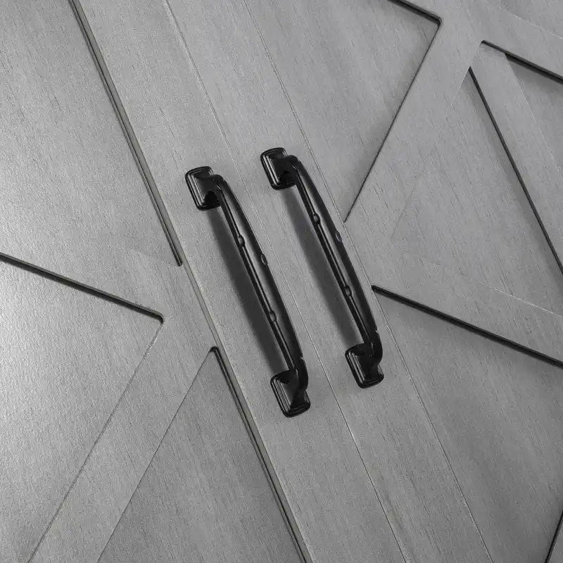 Meuble TV de 147 cm de style grange pour téléviseurs jusqu'à 165 cm