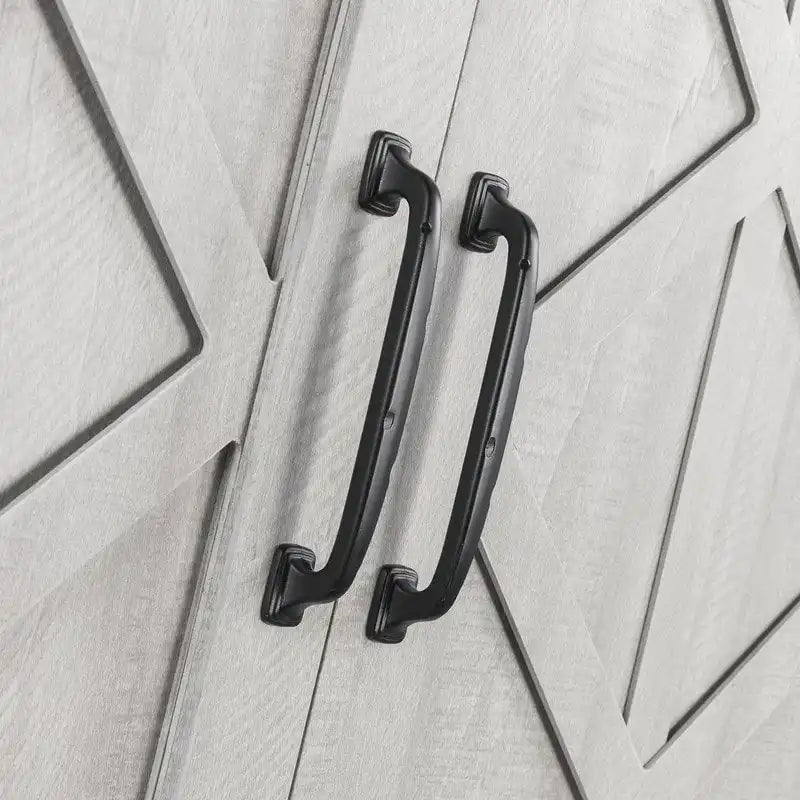 Meuble TV de 147 cm de style grange pour téléviseurs jusqu'à 165 cm