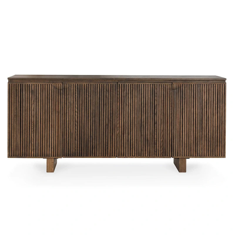 Oak Veneer Sideboard Buffet
