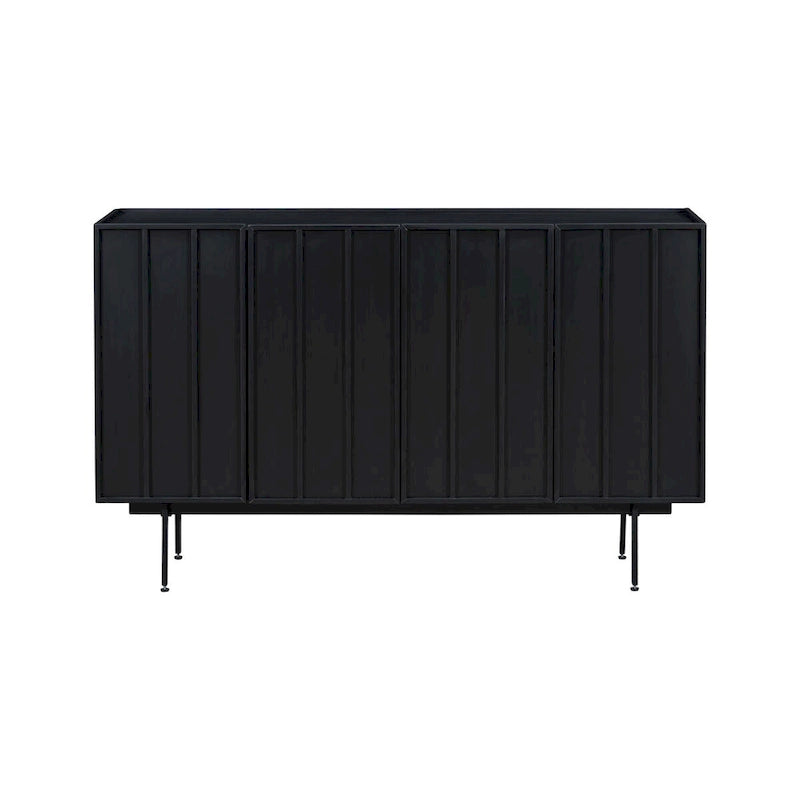Buffet en bois avec 4 portes adapté aux salons