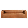 95 Sofa in Saddle Tan - Full Grain Genuine Italian Leather