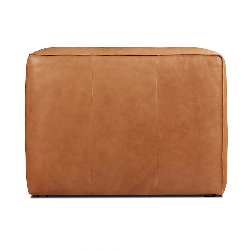 95 Sofa in Saddle Tan - Full Grain Genuine Italian Leather