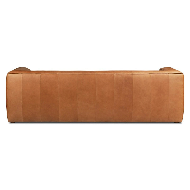 95 Sofa in Saddle Tan - Full Grain Genuine Italian Leather