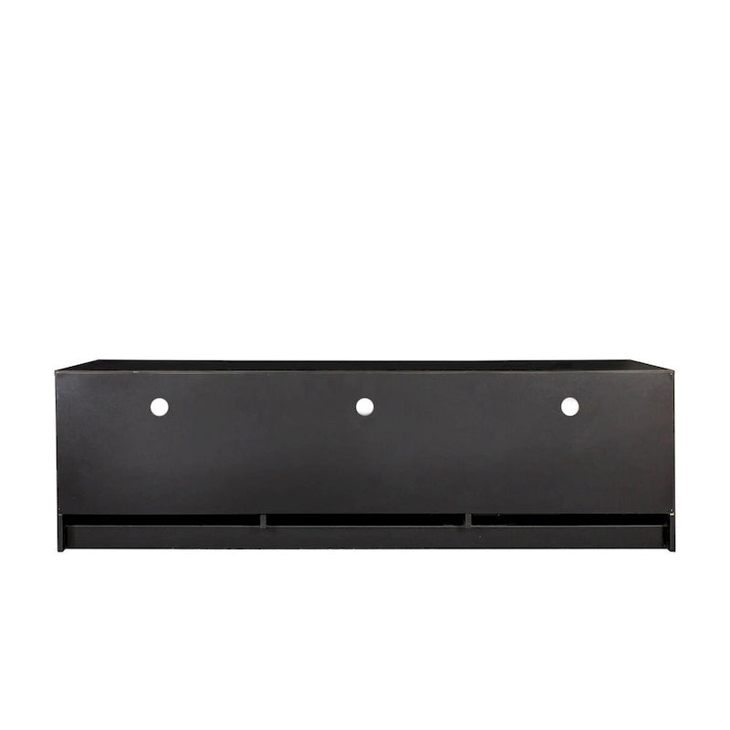 Meuble TV moderne minimaliste, meuble TV 80 pouces, casier ouvert