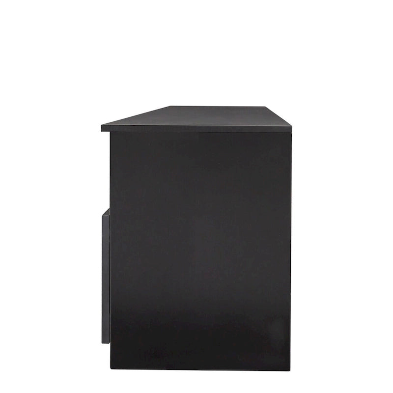 Meuble TV moderne minimaliste, meuble TV 80 pouces, casier ouvert