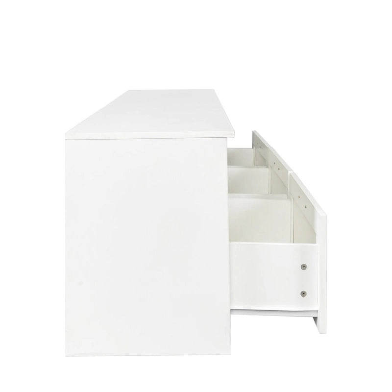 Meuble TV moderne minimaliste, meuble TV 80 pouces, casier ouvert
