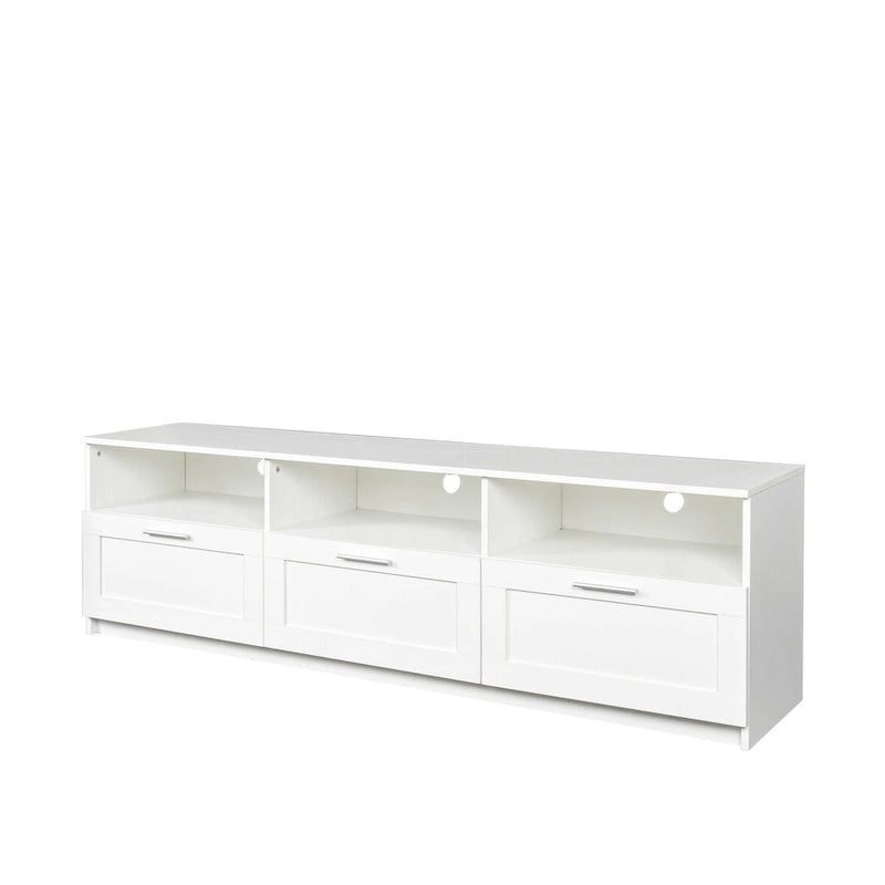 Meuble TV moderne minimaliste, meuble TV 80 pouces, casier ouvert