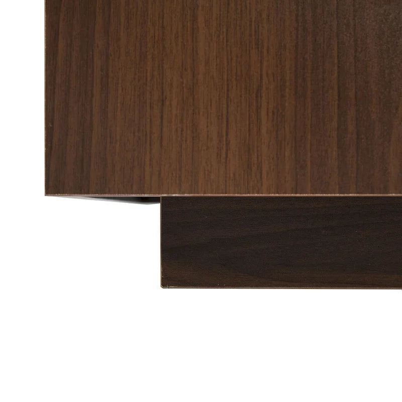 Rotating Coffee Table with 2 Drawers