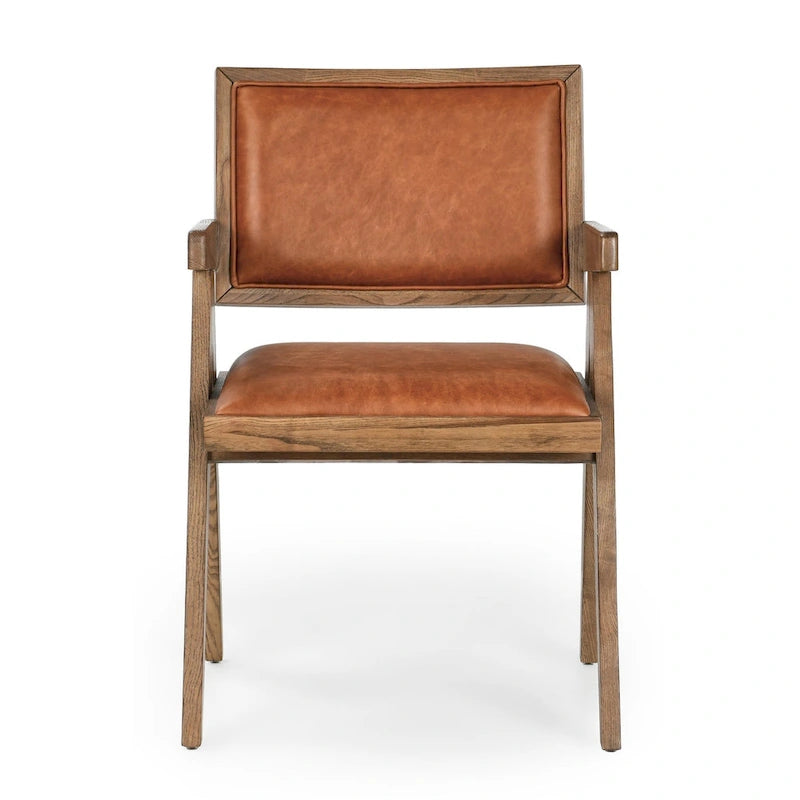 Top Grain Leather Arm Chair