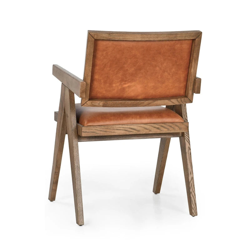 Top Grain Leather Arm Chair
