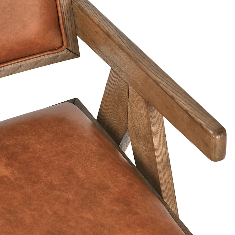 Top Grain Leather Arm Chair