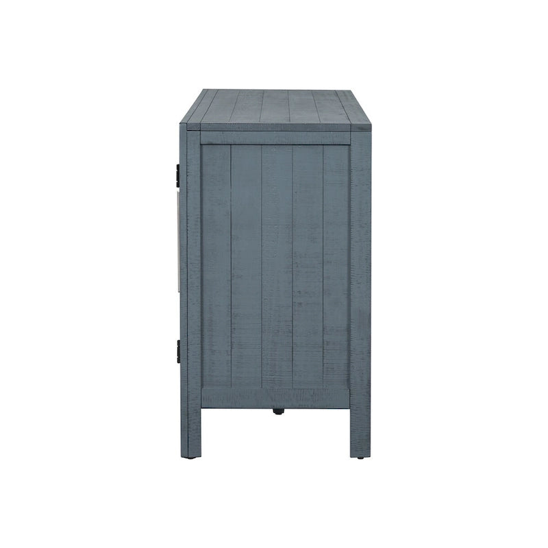 Wooden Storage Cabinet Sideboard with Adjustable Shelves