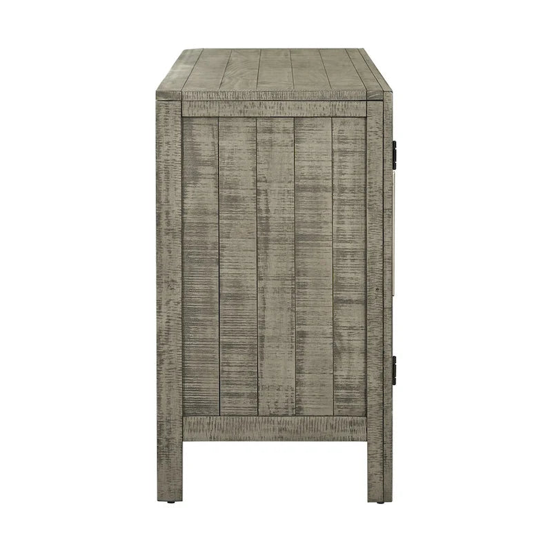 Wooden Storage Cabinet Sideboard with Adjustable Shelves